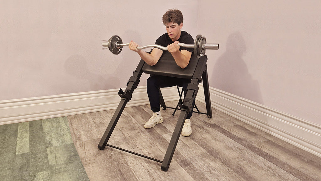 PCX-12 Foldable Precher Curl Bench